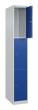 C+P Schließfachschrank Classic PLUS, 3 Fächer, 1850x300x500mm, 7035/5010 Produktbild img2 S