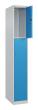 C+P Schließfachschrank Classic PLUS, 3 Fächer, 1850x300x500mm, 7035/5012 Produktbild