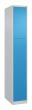 C+P Schließfachschrank Classic PLUS, 3 Fächer, 1850x300x500mm, 7035/5012 Produktbild img2 S