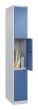 C+P Schließfachschrank Classic PLUS, 3 Fächer, 1850x300x500mm, 7035/5023 Produktbild