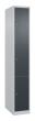 C+P Schließfachschrank Classic PLUS, 3 Fächer, 1850x300x500mm, 7035/7016 Produktbild img2 S