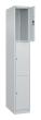 C+P Schließfachschrank Classic PLUS, 3 Fächer, 1850x300x500mm, 7035/7035 Produktbild