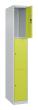 C+P Schließfachschrank Classic PLUS, 3 Fächer, 1850x300x500mm, 7035/0024 Produktbild