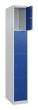 C+P Schließfachschrank Classic PLUS, 4 Fächer, 1850x300x500mm, 7035/5010 Produktbild