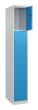 C+P Schließfachschrank Classic PLUS, 4 Fächer, 1850x300x500mm, 7035/5012 Produktbild