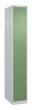 C+P Schließfachschrank Classic PLUS, 4 Fächer, 1850x300x500mm, 7035/6011 Produktbild img2 S
