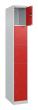 C+P Schließfachschrank Classic PLUS, 5 Fächer, 1850x300x500mm, 7035/3020 Produktbild
