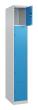 C+P Schließfachschrank Classic PLUS, 5 Fächer, 1850x300x500mm, 7035/5012 Produktbild