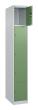 C+P Schließfachschrank Classic PLUS, 5 Fächer, 1850x300x500mm, 7035/6011 Produktbild