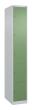 C+P Schließfachschrank Classic PLUS, 5 Fächer, 1850x300x500mm, 7035/6011 Produktbild img2 S