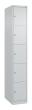 C+P Schließfachschrank Classic PLUS, 5 Fächer, 1850x300x500mm, 7035/7035 Produktbild img2 S