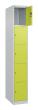 C+P Schließfachschrank Classic PLUS, 5 Fächer, 1850x300x500mm, 7035/0024 Produktbild