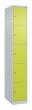 C+P Schließfachschrank Classic PLUS, 5 Fächer, 1850x300x500mm, 7035/0024 Produktbild img2 S