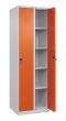 C+P Wäsche-Spind Classic PLUS, 2 Abteile, 1850x600x500mm, 7035/2004 Produktbild