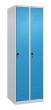 C+P Wäsche-Spind Classic PLUS, 2 Abteile, 1850x600x500mm, 7035/5012 Produktbild img2 S