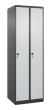 C+P Wäsche-Spind Classic PLUS, 2 Abteile, 1850x600x500mm, 7016/7016 Produktbild img2 S