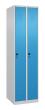 C+P Spind Classic PLUS, 2 Abteile, 1850x500x500mm, 7035/5012 Produktbild img2 S