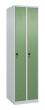C+P Spind Classic PLUS, 2 Abteile, 1850x500x500mm, 7035/6011 Produktbild img2 S