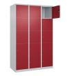 C+P Schließfachschrank Classic PLUS, 15 Fächer, 1850x1200x500mm, 7035/3003 Produktbild img2 S