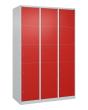 C+P Schließfachschrank Classic PLUS, 15 Fächer, 1850x1200x500mm, 7035/3020 Produktbild img3 S