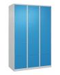 C+P Schließfachschrank Classic PLUS, 15 Fächer, 1850x1200x500mm, 7035/5012 Produktbild img3 S
