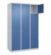 C+P Schließfachschrank Classic PLUS, 15 Fächer, 1850x1200x500mm, 7035/5023 Produktbild img2 S