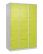 C+P Schließfachschrank Classic PLUS, 15 Fächer, 1850x1200x500mm, 7035/0024 Produktbild img3 S