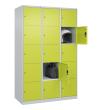 C+P Schließfachschrank Classic PLUS, 15 Fächer, 1850x1200x500mm, 7035/0024 Produktbild
