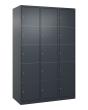 C+P Schließfachschrank Classic PLUS, 15 Fächer, 1850x1200x500mm, 7016/7016 Produktbild img3 S