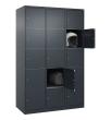 C+P Schließfachschrank Classic PLUS, 15 Fächer, 1850x1200x500mm, 7016/7016 Produktbild