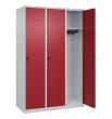 C+P Spind Classic PLUS, 3 Abteile, 1850x1200x500mm, 7035/3003 Produktbild img2 S