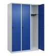 C+P Spind Classic PLUS, 3 Abteile, 1850x1200x500mm, 7035/5010 Produktbild img2 S