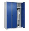 C+P Spind Classic PLUS, 3 Abteile, 1850x1200x500mm, 7035/5010 Produktbild