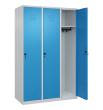 C+P Spind Classic PLUS, 3 Abteile, 1850x1200x500mm, 7035/5012 Produktbild img2 S