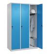 C+P Spind Classic PLUS, 3 Abteile, 1850x1200x500mm, 7035/5012 Produktbild