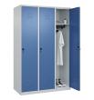 C+P Spind Classic PLUS, 3 Abteile, 1850x1200x500mm, 7035/5023 Produktbild