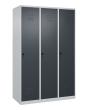 C+P Spind Classic PLUS, 3 Abteile, 1850x1200x500mm, 7035/7016 Produktbild img3 S