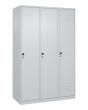 C+P Spind Classic PLUS, 3 Abteile, 1850x1200x500mm, 7035/7035 Produktbild img3 S
