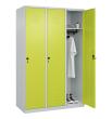 C+P Spind Classic PLUS, 3 Abteile, 1850x1200x500mm, 7035/0024 Produktbild