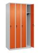 C+P Spind Classic PLUS, 4 Abteile, 1850x1000x500mm, 7035/2004 Produktbild