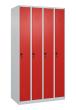 C+P Spind Classic PLUS, 4 Abteile, 1850x1000x500mm, 7035/3020 Produktbild img2 S