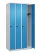 C+P Spind Classic PLUS, 4 Abteile, 1850x1000x500mm, 7035/5012 Produktbild