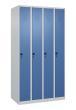 C+P Spind Classic PLUS, 4 Abteile, 1850x1000x500mm, 7035/5023 Produktbild img2 S