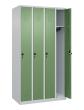 C+P Spind Classic PLUS, 4 Abteile, 1850x1000x500mm, 7035/6011 Produktbild