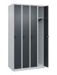 C+P Spind Classic PLUS, 4 Abteile, 1850x1000x500mm, 7035/7016 Produktbild