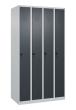 C+P Spind Classic PLUS, 4 Abteile, 1850x1000x500mm, 7035/7016 Produktbild img2 S