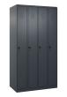 C+P Spind Classic PLUS, 4 Abteile, 1850x1000x500mm, 7016/7016 Produktbild img2 S