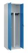 C+P PSA Doppel-Spind Classic PLUS, 2 Abteile, 1850x600x500mm, 7035/5012 Produktbild
