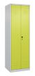 C+P Schwarz-Weiß-Spind Classic PLUS, 2 Abteile, 1850x600x500mm, 7035/0024 Produktbild img2 S