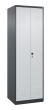 C+P Schwarz-Weiß-Spind Classic PLUS, 2 Abteile, 1850x600x500mm, 7016/7035 Produktbild img2 S